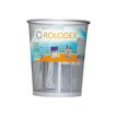ROLODEX - Bureau-accessoireset - 4 stuks - metalen gaas - tinkleurig