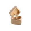 Graine Creative - boîte de rangement en bois forme cœur - 90x87x60mm