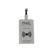 MCL Samar Induction adapter - récepteur pour chargement sans fil - compatible Iphone