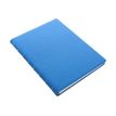 Filofax Saffiano - Notitieboek - met draad gebonden - A5 - 56 vellen / 112 pagina's - van lijnen voorzien - blauwe hoes