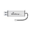 MediaRange SuperSpeed - USB-flashstation - 16 GB - USB 3.0 - zwart/zilver