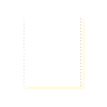 Exacompta - Papier listing blanc/jaune - 1000 feuilles 240 mm x 11