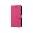 Muvit Folio - Flip cover voor mobiele telefoon - roze, Fuchsia