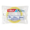 Tesafilm Standard - Kantoortape - 19 mm x 66 m - polypropileen folie - transparant