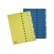 ELBA - Ordnermap - uit te breiden - 12 compartimenten - 12 onderdelen - A4 - met tabbladen - verkrijgbaar in verschillende kleuren