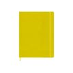 Moleskine Classic Fabric Collection - cahier de notes - 19 x 25 cm - 192 pages - ligné - jaune