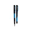 Vuarnet Aspen Sport - Parure de stylo à bille et stylo plume - bleu et noir