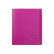 Clairefontaine Koverbook - Notitieboek - geniet - 170 x 220 mm - 48 vellen / 96 pagina's - Seyès - transparant, roze - polypropyleen (PP)