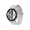 Samsung Galaxy Watch4 - zilver - smart watch met sportband - wit - 16 GB