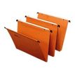 Fast Standard - 25 Dossiers suspendus pour tiroirs - orange - fond 15 mm