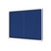 Nobo - Vitrine intérieure 18 A4 (1355 x 970 mm) - cadre bleu