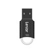 Lexar JumpDrive V40 - USB-flashstation - 16 GB - USB 2.0 - zwart