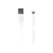 Bigben Connected - Lightning-kabel - USB (M) naar Lightning (M) - 20 cm - wit - vlak - voor Apple iPad/iPhone/iPod (Lightning)
