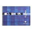 Clairefontaine Metric Italian style - Muziekboek - met draad gebonden - A4 - 25 vellen - hard karton