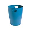Exacompta Bee Blue Ecobin - afvalbak - 15 l - polypropyleen (PP) - turquoise