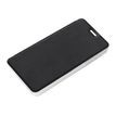 Muvit Folio - Flip cover voor mobiele telefoon - polycarbonaat, PU synthetisch leer - zwart - voor Samsung Galaxy A3 (2016)