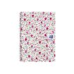 Oxford Floral - Carnet de notes à spirale - B5 - 120 pages - petits carreaux