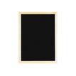 BEQUET Evolution - Krijtbord - 400 x 600 mm - zwart - natuurlijk frame