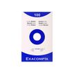 Exacompta - Registratiekaart - 125 x 200 mm - wit - ongekleurd (pak van 100)