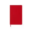 Moleskine Classic - Carnet de notes - 13 x 21 cm - 240 pages - papier ivoire - pointillé - couverture rouge écarlate