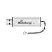 MediaRange SuperSpeed - USB-flashstation - 32 GB - USB 3.0 - zwart/zilver
