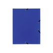 Exacompta - Chemise polypro à rabats - A4 - pour 150 feuilles - bleu opaque