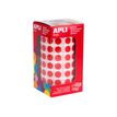 APLI kids - decoratiesticker - cirkel - 1,05 cm diameter - rood (pak van 5192)