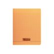 Calligraphe 8000 - Cahier polypro 17 x 22 cm - 96 pages - grands carreaux (Seyes) - orange