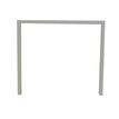 0404000120896-Bureau simple IRIS - L160 cm - Pieds aluminium - plateau imitation Hêtre--1