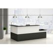 2012349514368-Banque d'accueil en angle 90° MUSA - L76 x H117 x P76 - Frêne noir/blanc--3