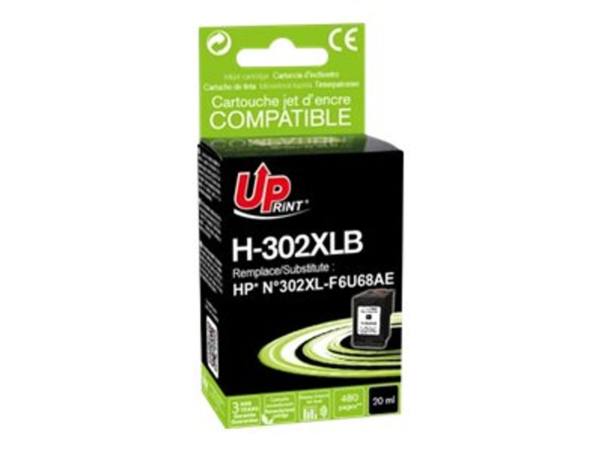 Compatible HP 302 XL - Noir, couleurs ♻️