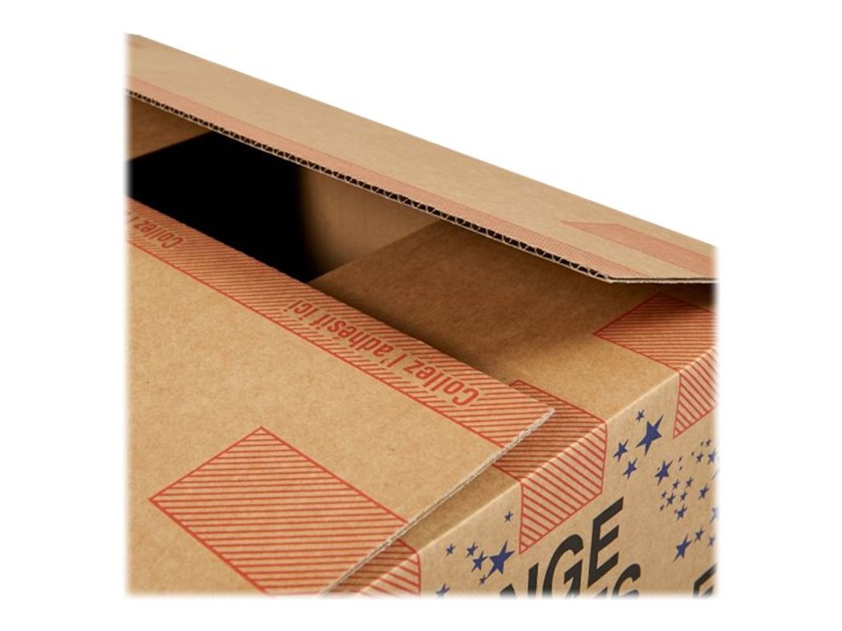 Carton déménagement - 60 cm x 40 cm x 40 cm - simple cannelure - Antalis