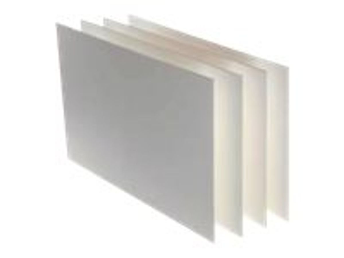 Carton coloré, A6 10,5x15 cm, gris acier, 100 feuille - Papier