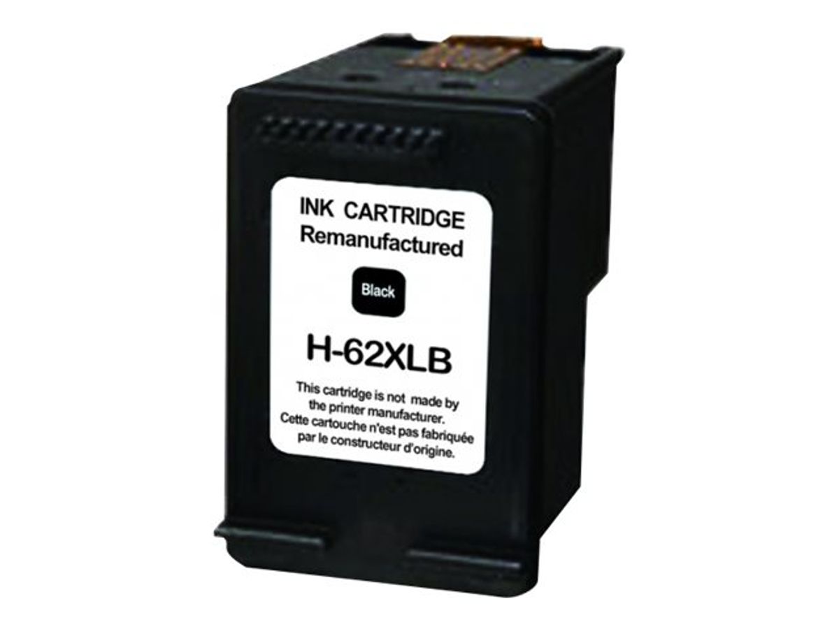 Cartouche d'encre HP 62 XL Noire - Compatible - Inkcenter