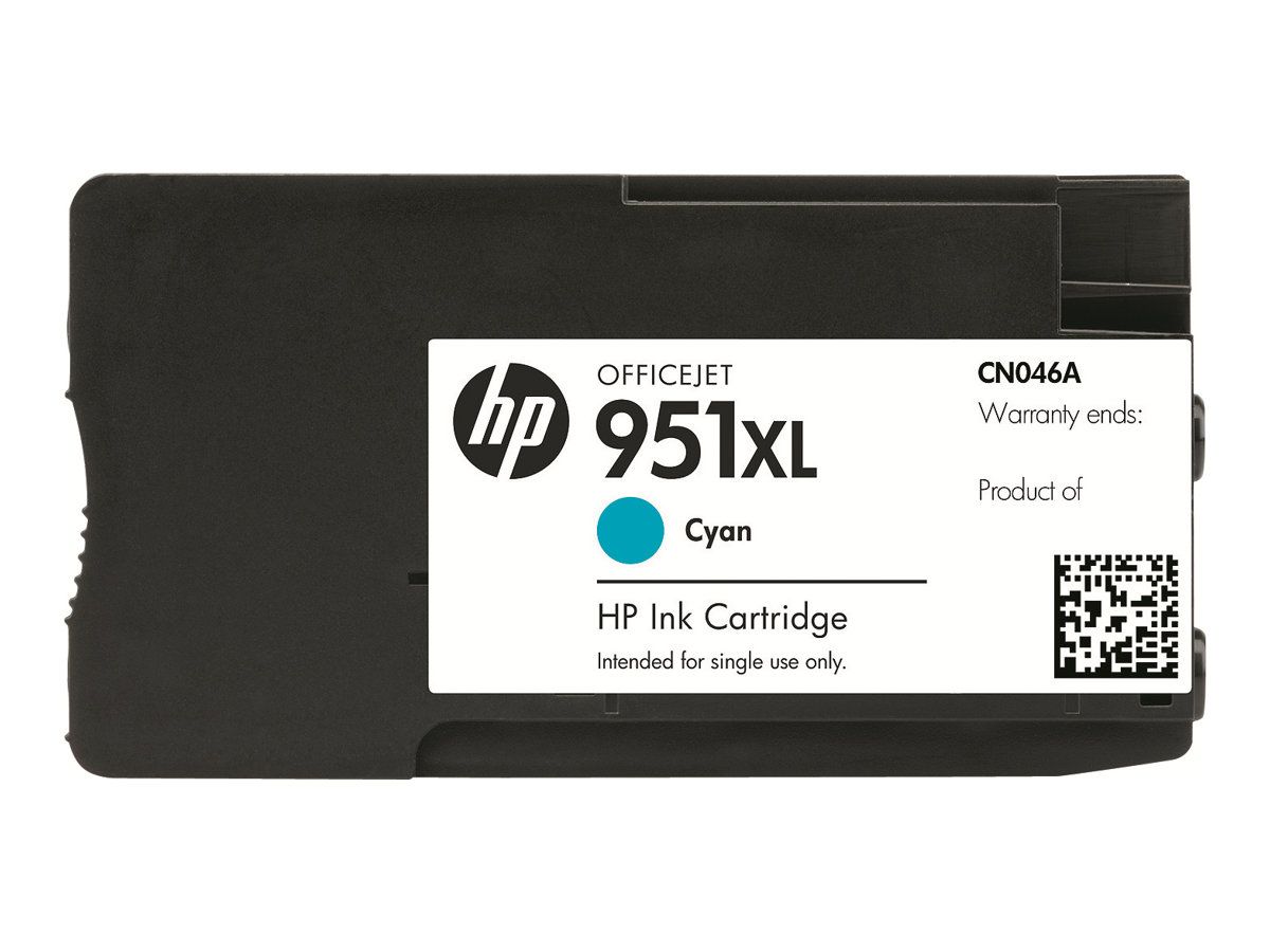 Cartouche jet d'encre original Officejet HP 951XL - Cyan (CN046AE)
