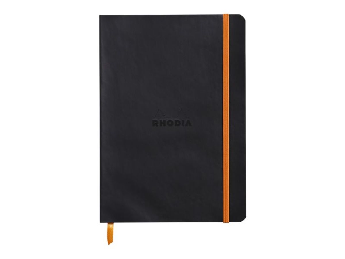 RHODIA Rhodiarama - Carnet souple A5 - 160 pages - pointillés - noir