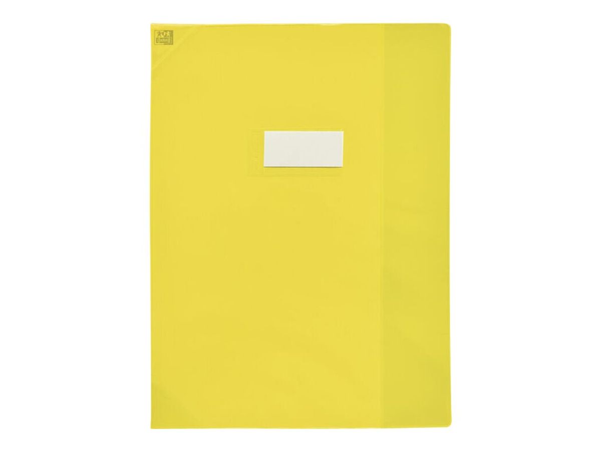 Oxford Strong Line - Protège cahier sans rabat - A4 (21x29,7 cm) - jaune  translucide