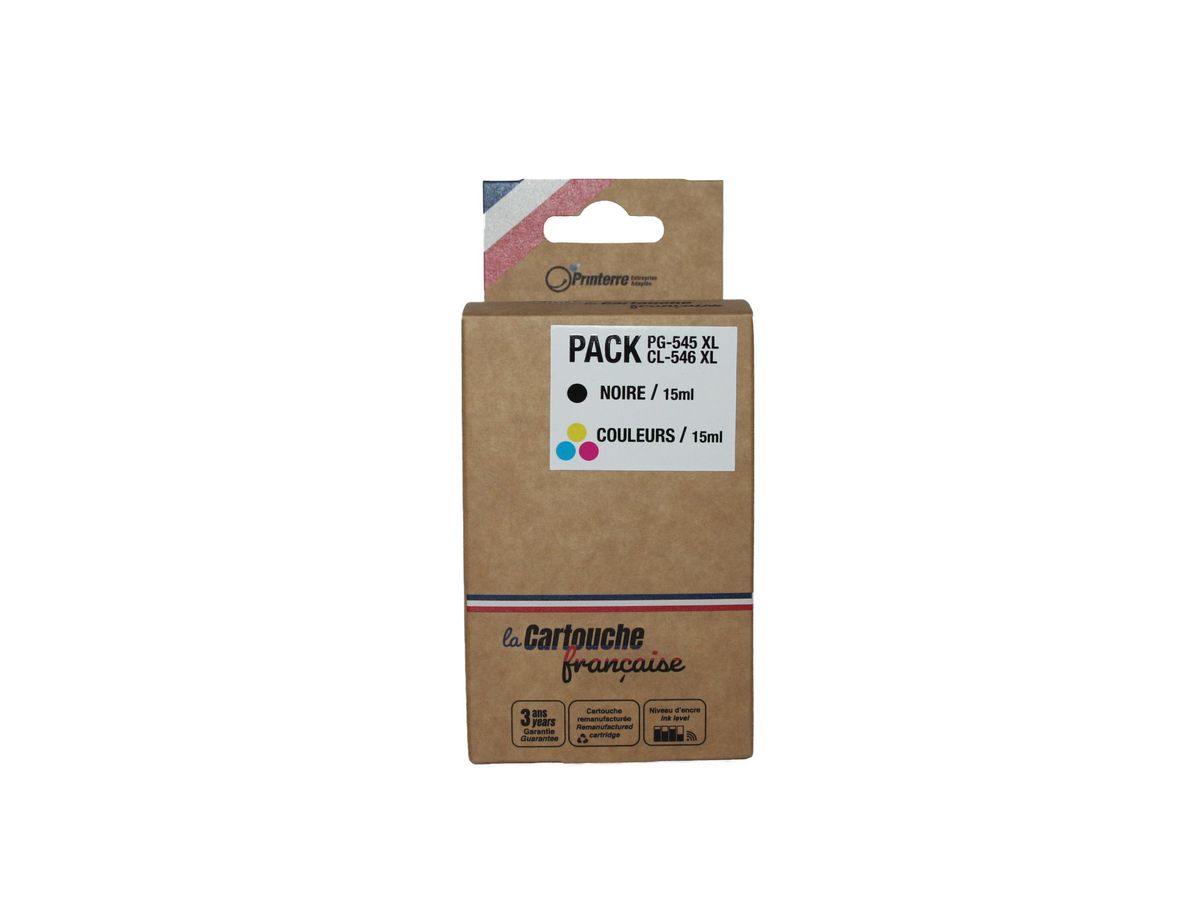 2 Cartouches d'imprimante Canon PG-545 noir CL-546 couleur - Articles de  papeterie divers - Creavea