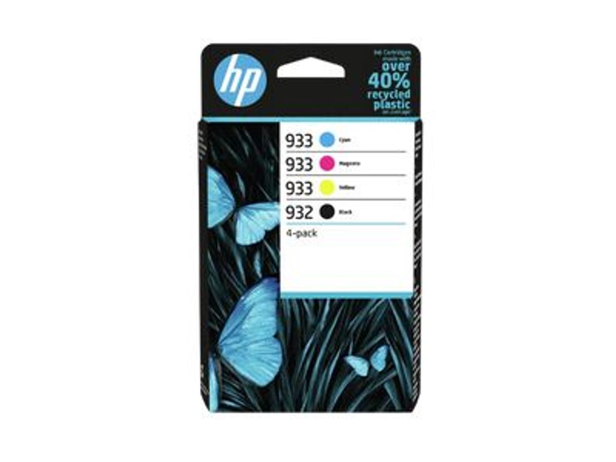 HP 932-933 Pack de 4 - noir et 3 couleurs - cartouche d'encre