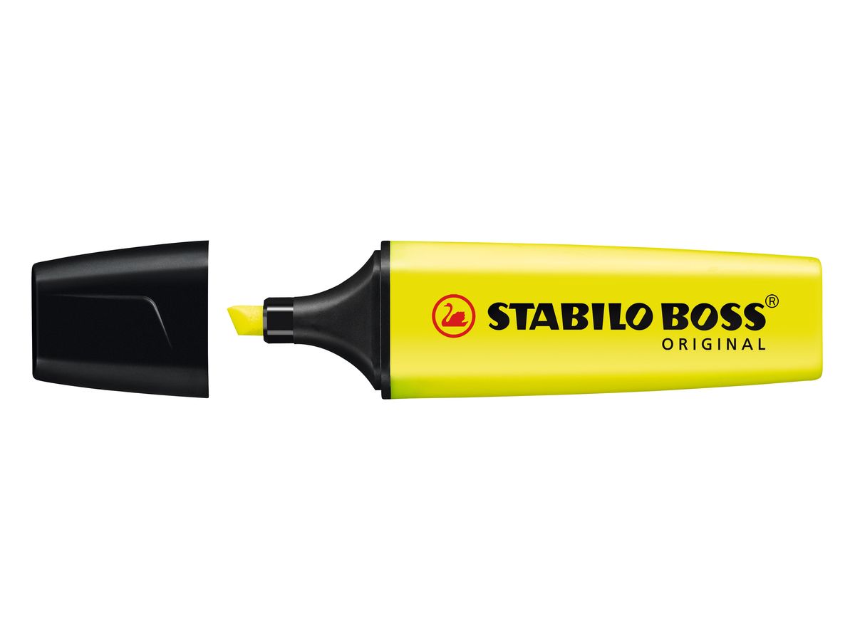 ✓ Stabilo Boss 70 Pack de 4 Marqueurs Fluo couleur en stock -  123CONSOMMABLES
