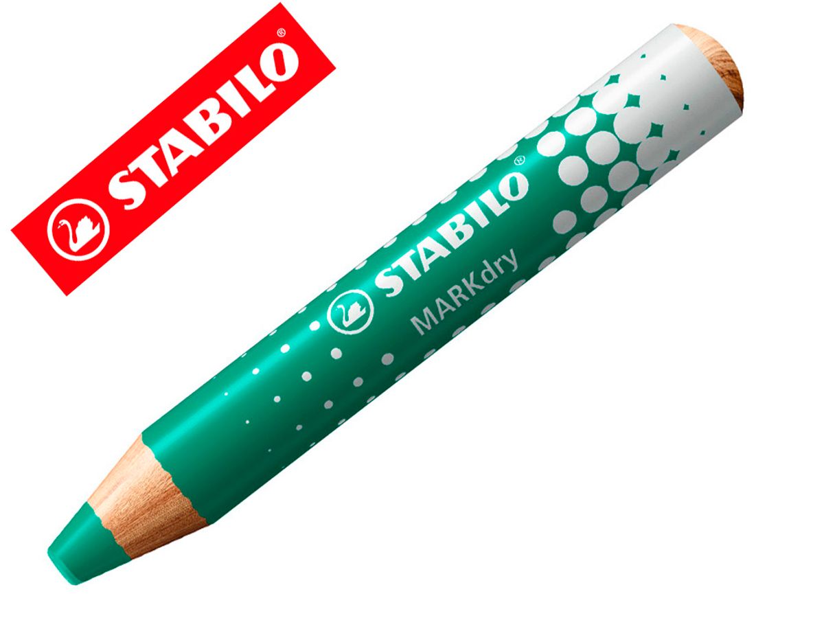 STABILO Crayon marqueur MARKdry - vert x 5 - Marqueur - LDLC