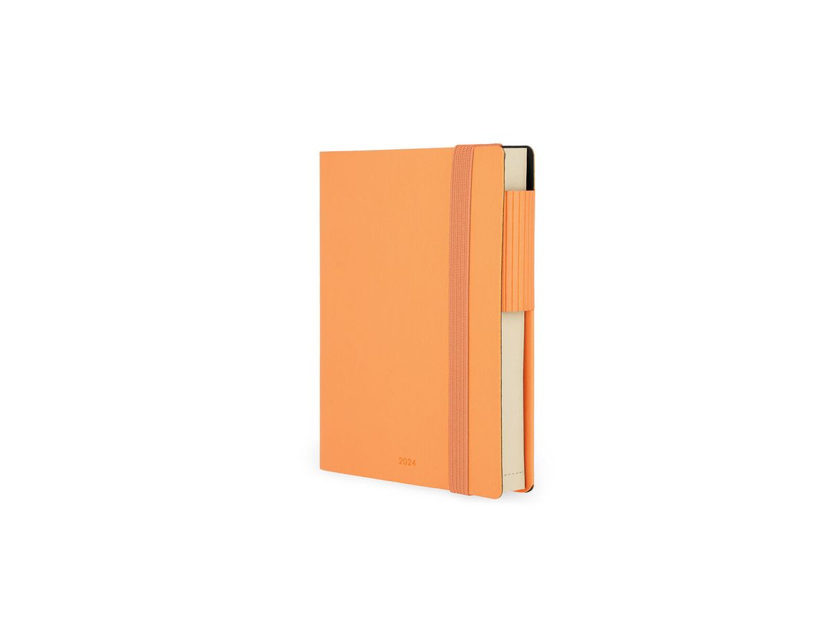 Agenda 1 jour par page - 17 x 24 cm - abricot - Legami Colours Collection