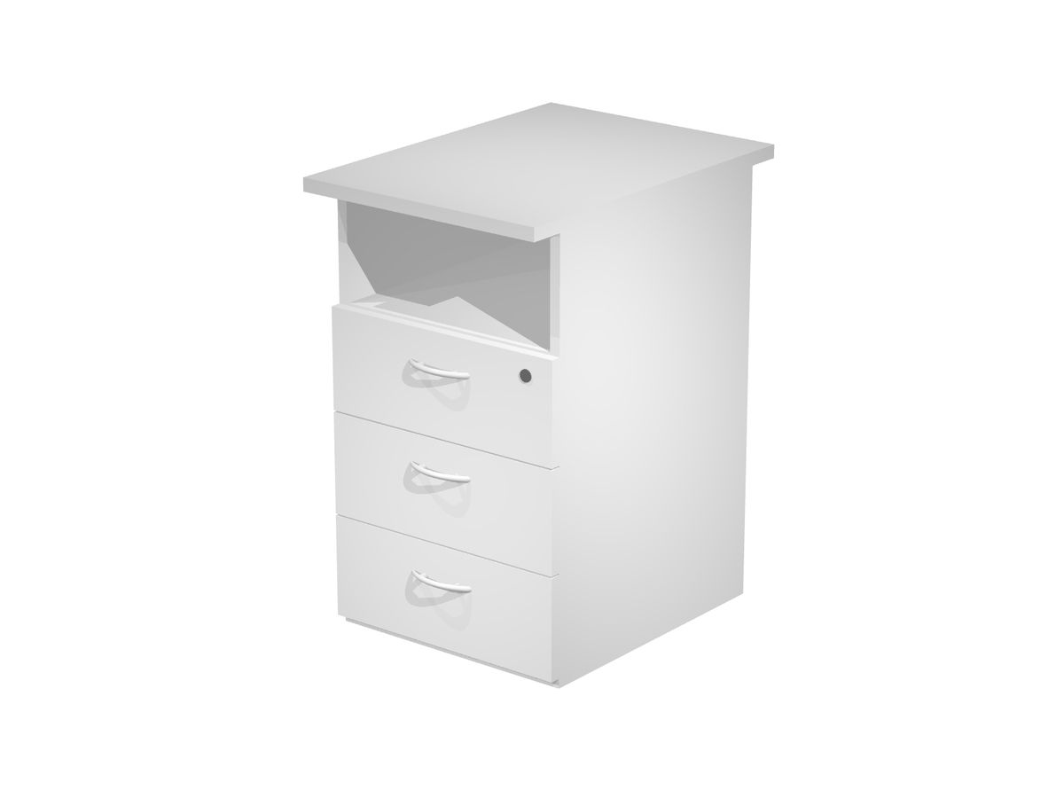 Caisson hauteur de bureau 3 tiroirs - Caisson de bureau - Consultez nos  produits en ligne ou en magasin sur