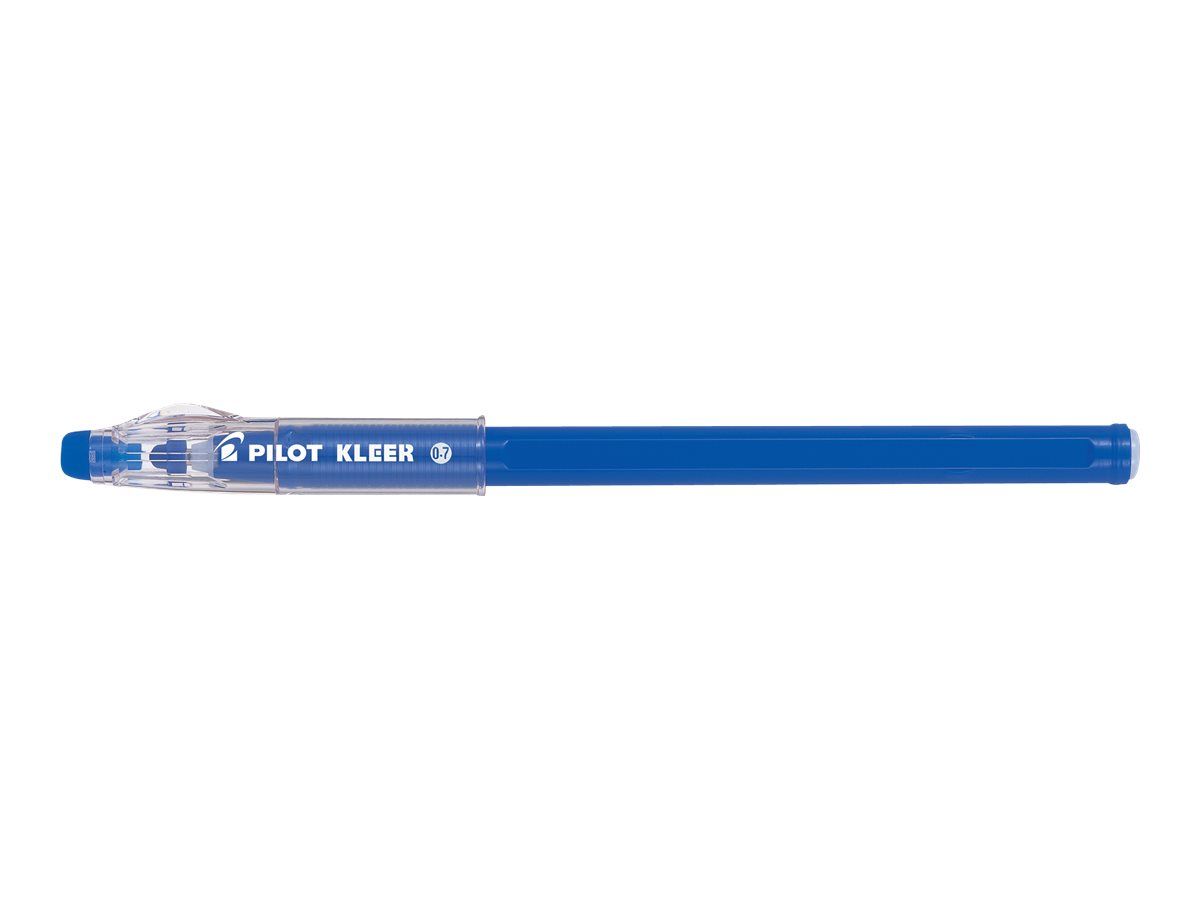 Stylo bille effaçable gel pointe moyenne 07mm bleu sans emballage