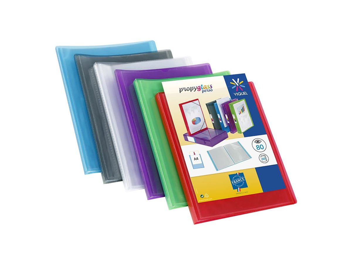 Viquel Just Cover - Protège cahier sans rabat - A4 (21x29,7 cm) -  disponible dans différentes couleurs translucides