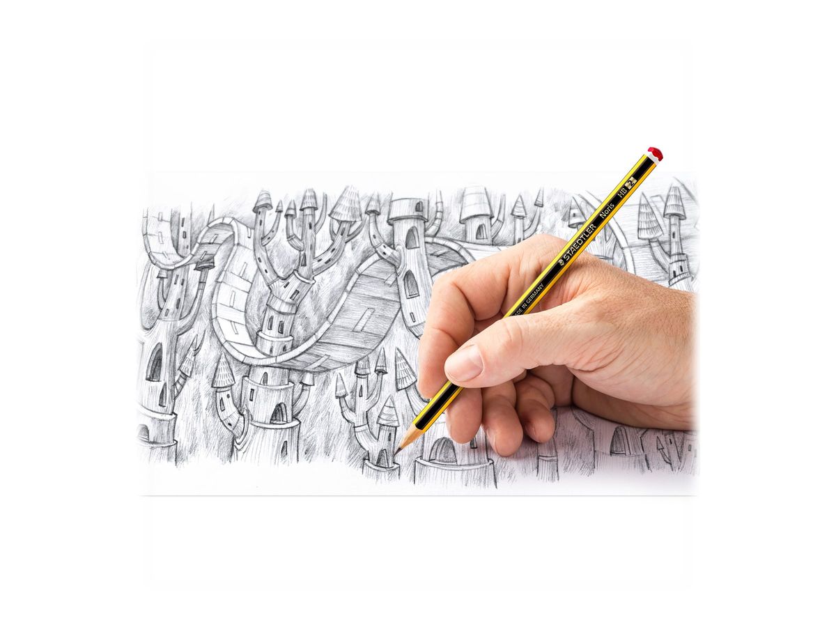 Crayon papier dessin 2000 mine 2mm hb x 12 faber-castell - La Poste