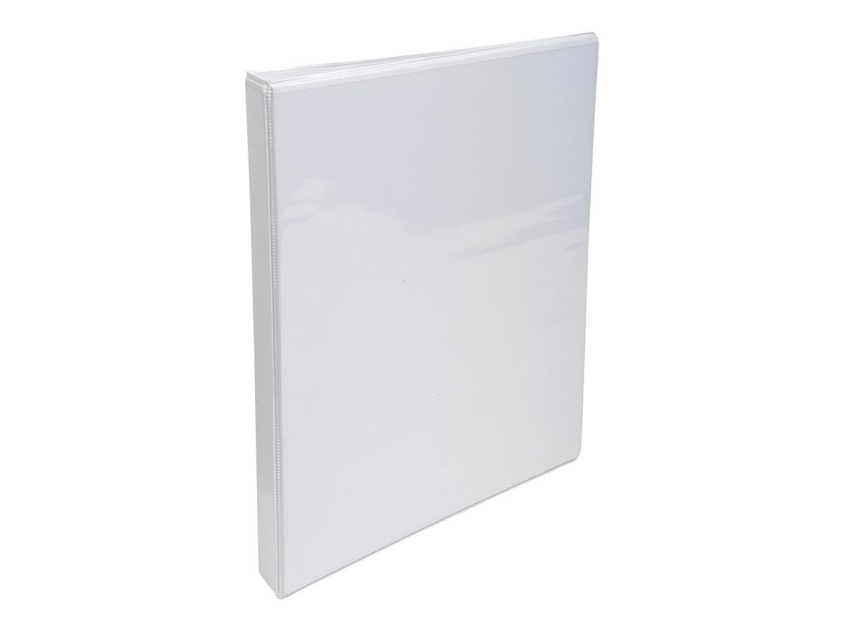 Exacompta Kreacover - Classeur à anneaux personnalisable - Dos 60 mm - A4  Maxi - pour 225 feuilles - blanc - 3 pochettes extérieures