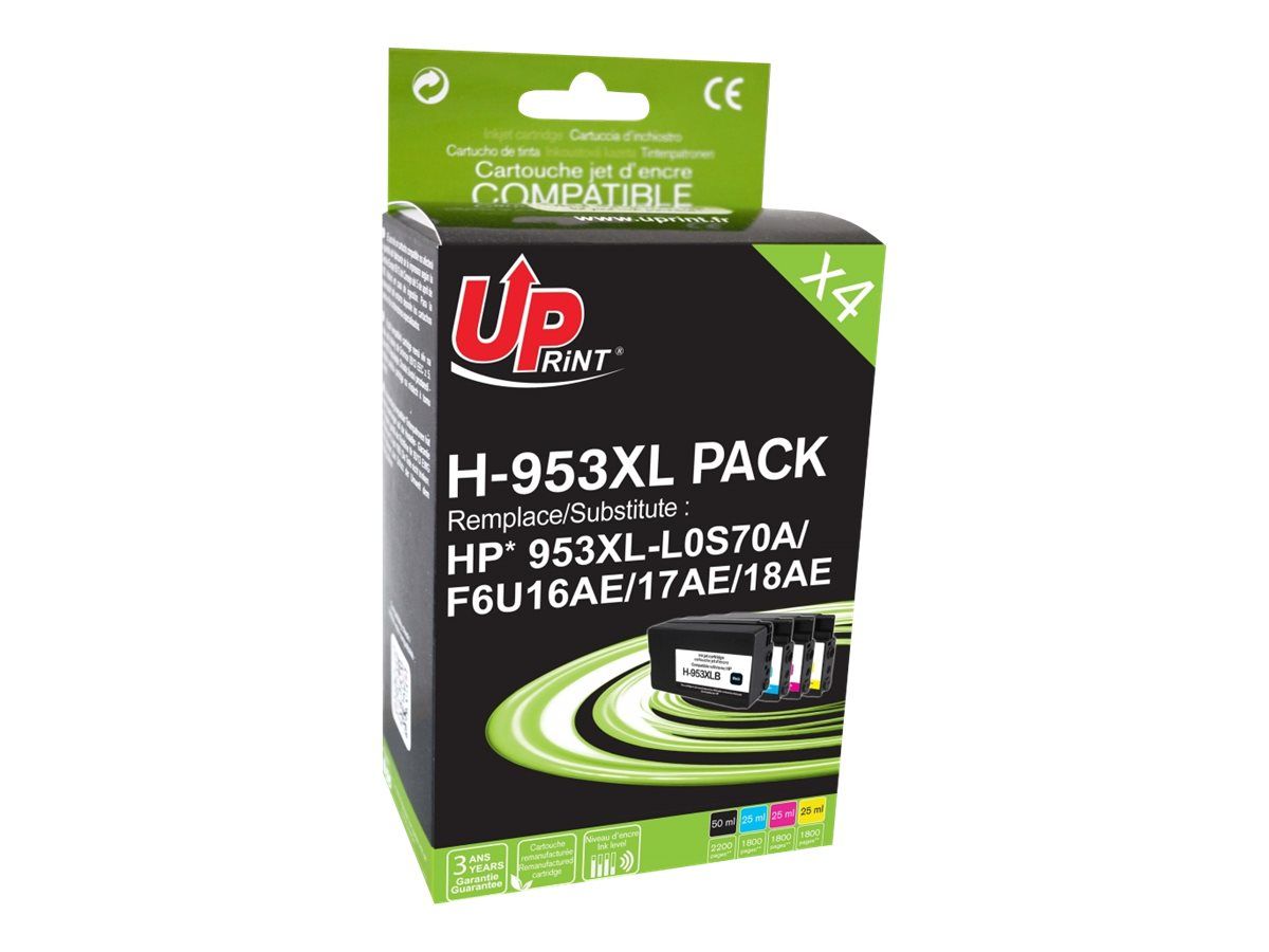 ✓ Pack 8 Cartouches compatibles HP 953XL couleur pack en stock -  123CONSOMMABLES