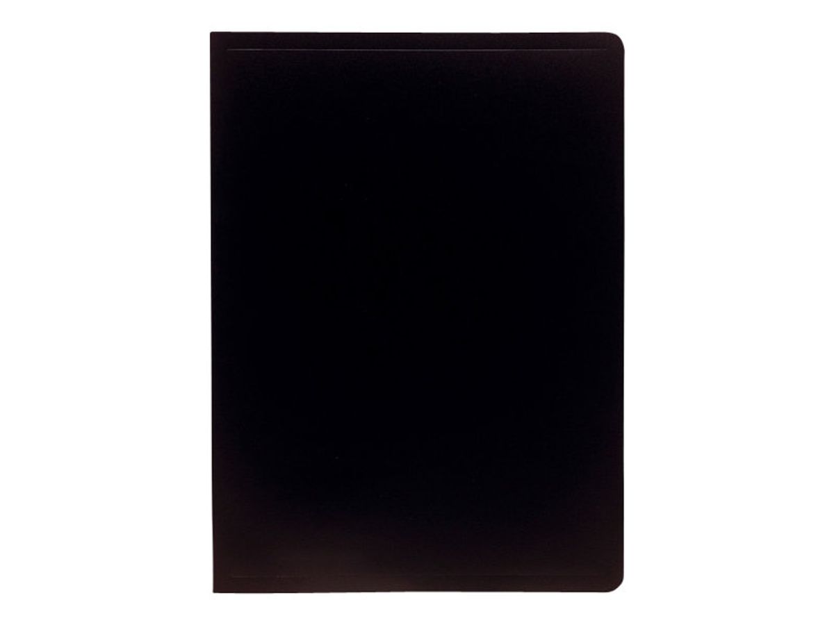 Porte-vues 10 pochettes A4 Budget noir en polypropylène – JPG