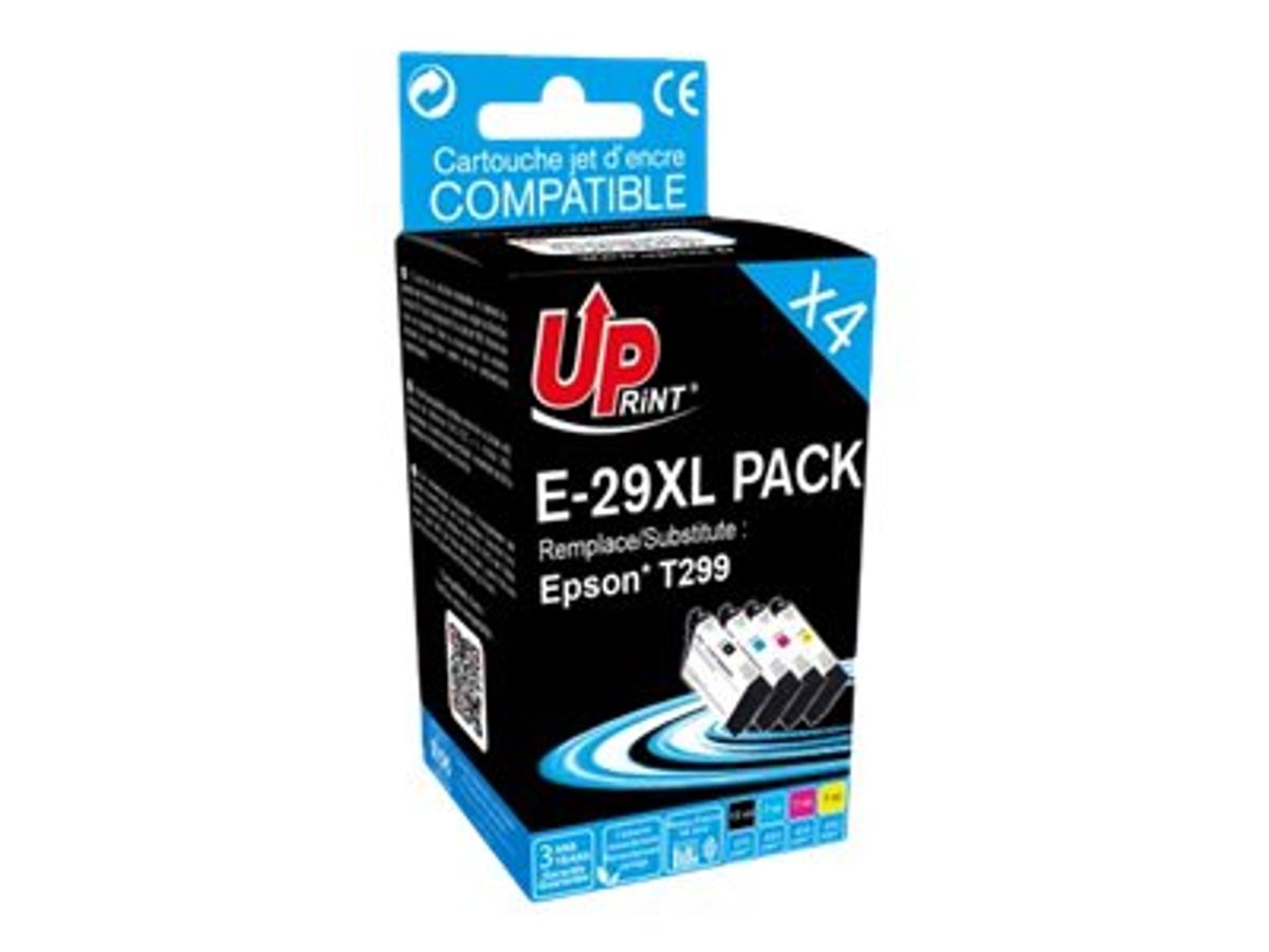 Cartouche compatible Epson 29XL Fraise - Pack de 4 - noir, cyan, magenta,  jaune - Switch